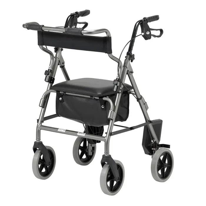 Days 2 in 1 Transit Walker Rollator Silver