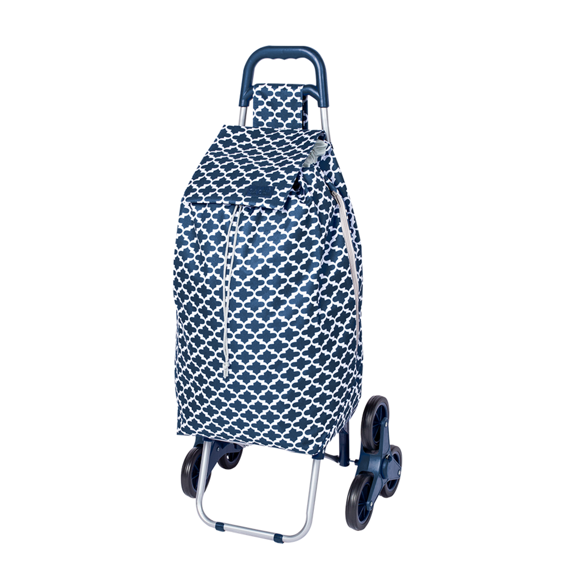 Sachi Summit Stair Climber Shopping Trolley Moroccan Navy