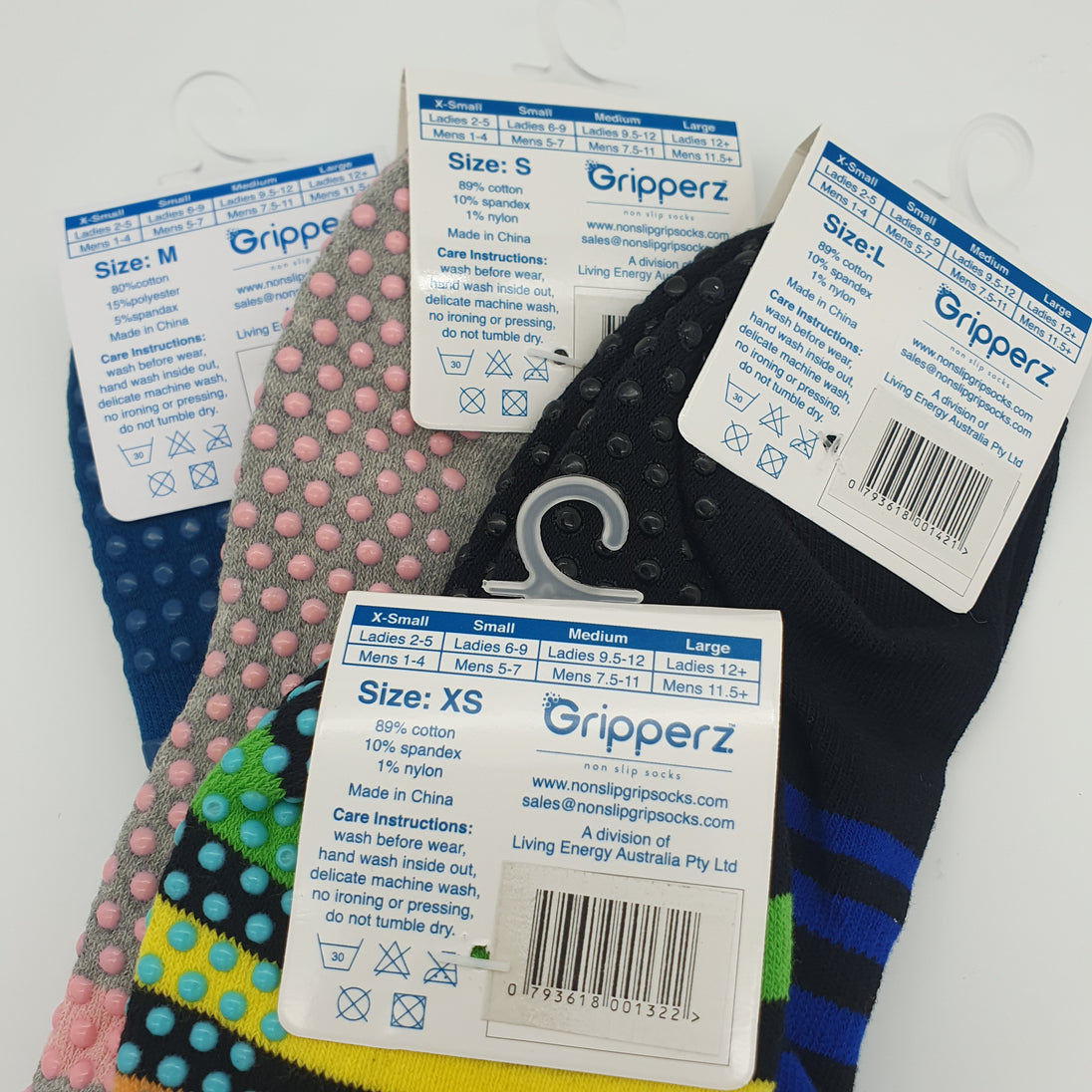 Gripperz Anklet Grip Sock rear