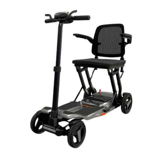 Go Lite Pro Silver lightweight folding scooter