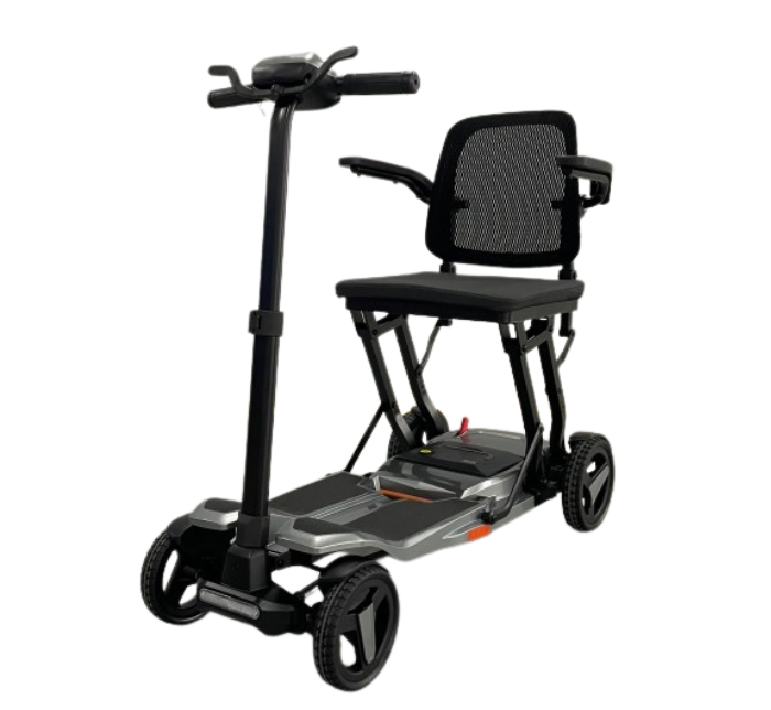 Go Lite Pro Silver lightweight folding scooter