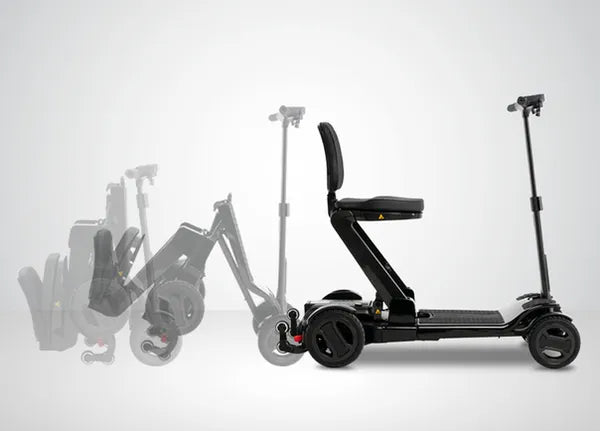 Go Go Carbon Scooter Folding in Action