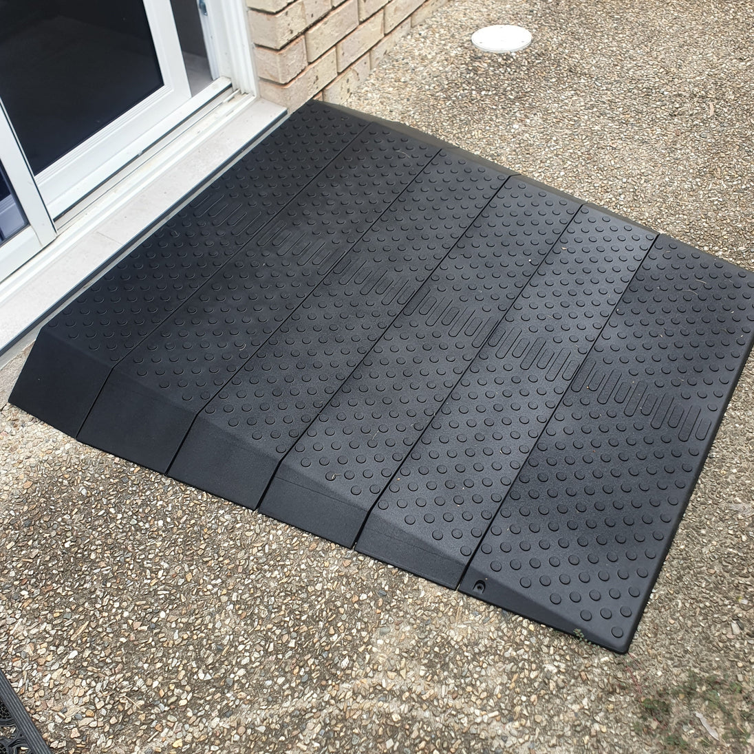 Modular Rubber Ramp System Installed