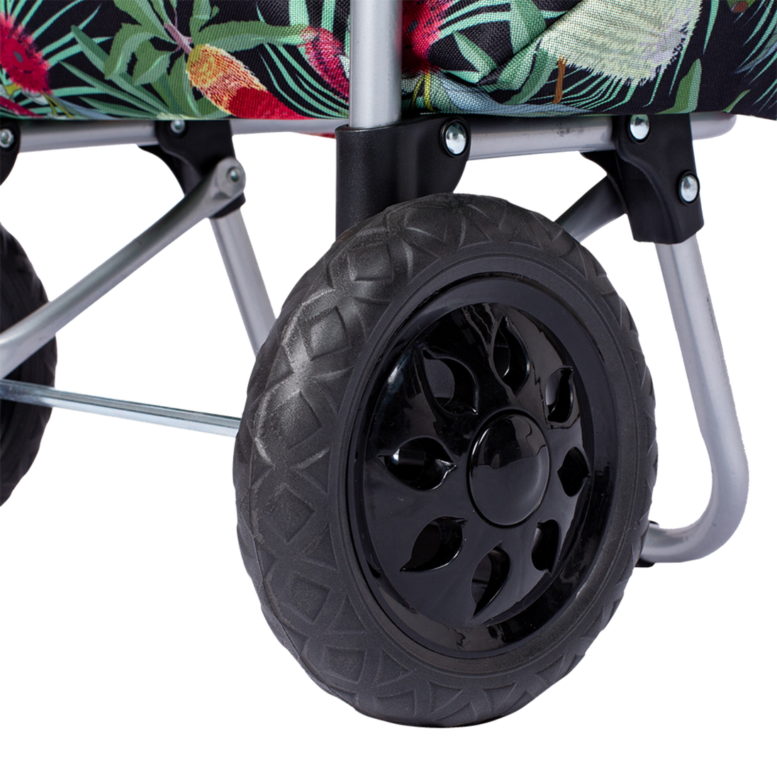 Sachi Sprint Shopping Trolley Banksia rear wheels
