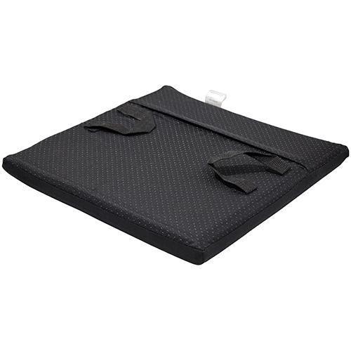 Gel cushion with memory foam rear